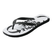 BJJランクサンダル（ホワイトベルト） ビーチサンダル (アングル)