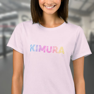 BJJ木村木村ブラジル柔術ピンクウィメンズ Tシャツ