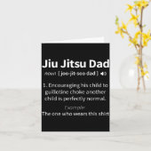 BJJ ブラジリアン柔術 おもしろ定義 カード (黄色い花)