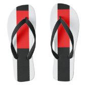 BJJ -ブラジル人のJiu Jitsuの黒帯のビーチサンダル ビーチサンダル (フットベッド)