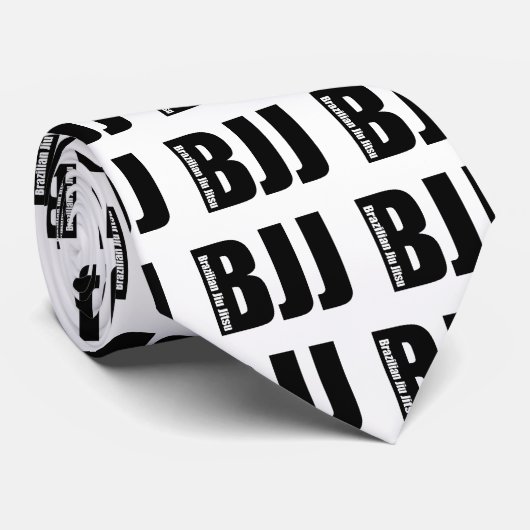 BJJ -ブラジル人Jiu Jitsu ネクタイ (ロール)