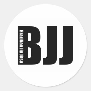 BJJ -ブラジル人Jiu Jitsu ラウンドシール