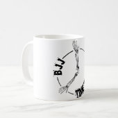 BJJ -叩く時間 コーヒーマグカップ (正面左)