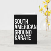 Bjj Brazilian Jiu Jitsu South American Ground Kara カード (黄色い花)