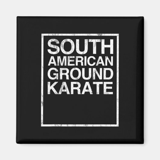 Bjj Brazilian Jiu Jitsu South American Ground Kara マグネット (正面)