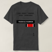 BJJ Brazilian Jiu Jitsu Warrior Equation Tシャツ (デザイン正面)