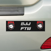 BJJ FTW バンパーステッカー (車上)