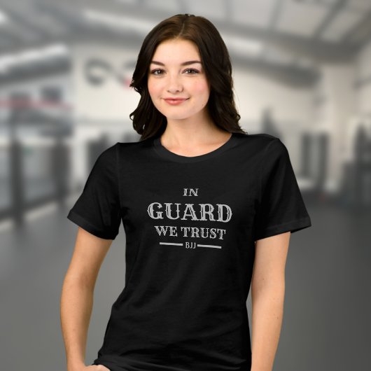 BJJ In Guard我々はブラジル柔術女を信頼 トライブレンドＴシャツ