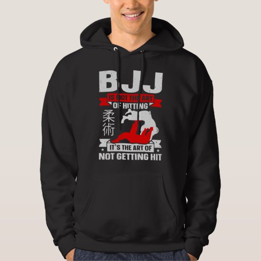 BJJ Is Not The Art Of Hitting Jiu Jitsu 4 パーカ (正面)