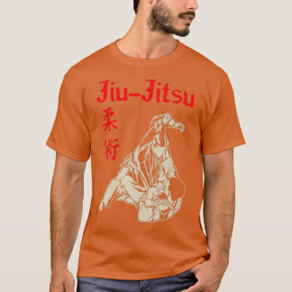 BJJ Jiujitsuのロゴ転が付き毎日T Tシャツ