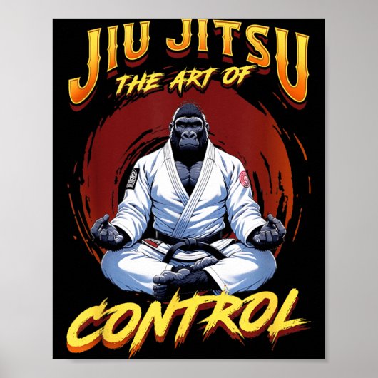 BJJ The Art Of Control - ビッググラップリング柔術 ポスター (正面)