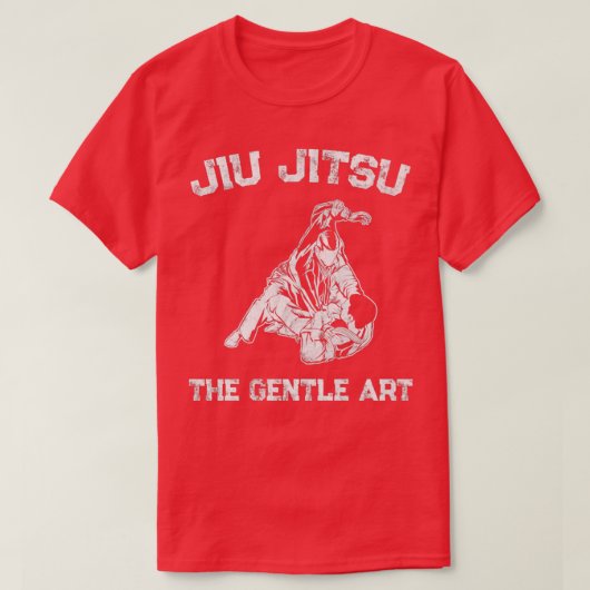BJJ The Gentle Art Brazilian Jiu Jitsu Training MM Tシャツ (デザイン正面)