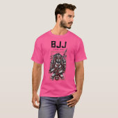 Bjj Wolfサムライスピアジウ実組み合わせmma Mua Tシャツ (正面フル)