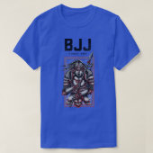 BJJ Wolf Samurai Spear, JiuJitsu, Grapping, mma,  Tシャツ (デザイン正面)