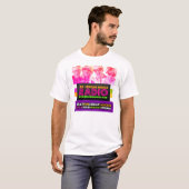 BJMのラジオ番組のロゴの白のTシャツ Tシャツ (正面フル)