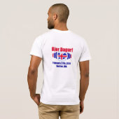 Bjor Dagur 2010年のボストン Tシャツ (裏面フル)