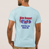 Bjor Dagur 2011年 Tシャツ (裏面)
