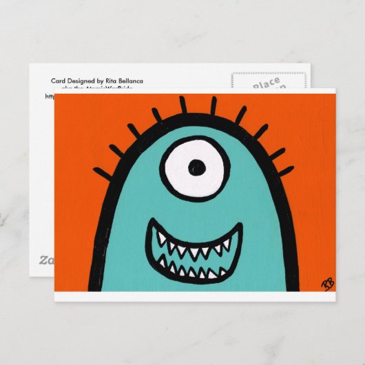 Bjornの郵便はがき ポストカード (正面/裏面)