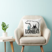 BjornBeats Throw Pillow クッション (椅子)