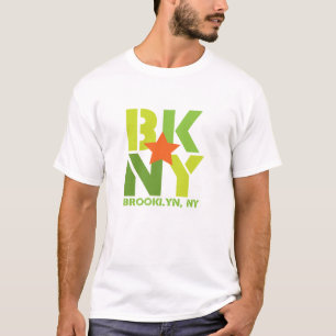 BKブルックリンの緑のTシャツ Tシャツ