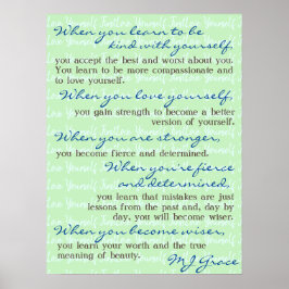 BK2YS | "最初に自分自身を愛する" ポスター