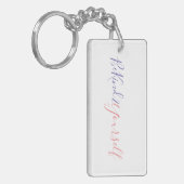 BK2YS | "BeKind2YourSelf " キーホルダー (正面左)