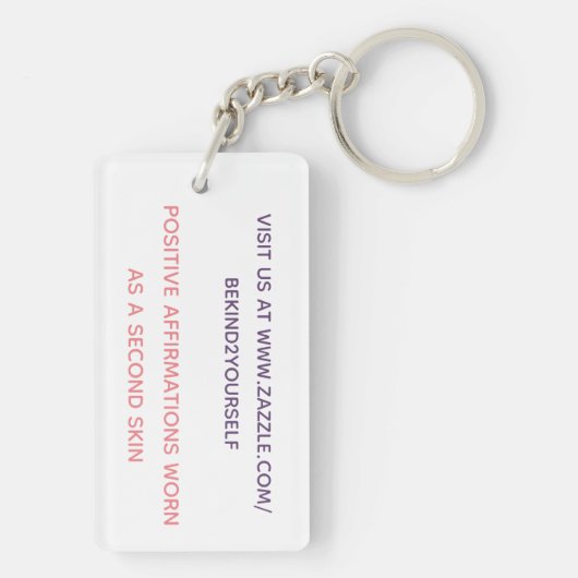 BK2YS | "BeKind2YourSelf " キーホルダー (裏面)