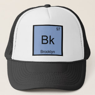 Bk -ブルックリン化学要素の記号ニューヨークT キャップ
