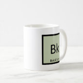 Bk - ボクチョイ野菜化学元素周期表 コーヒーマグカップ (正面右)