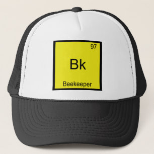 Bk - 養蜂家 おもしろ 化学 元素記号 Tシャツ キャップ