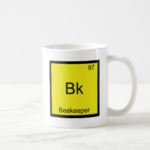 Bk - 養蜂家 おもしろ 化学 元素記号 Tシャツ コーヒーマグカップ