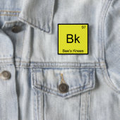 Bk - Bee's Hine Chemistry Elementシンボルビーティー 缶バッジ (インサイチュ)