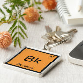 Bk - Berkeley Chemistry Elementシンボルカリフォルニア キーホルダー (側面)