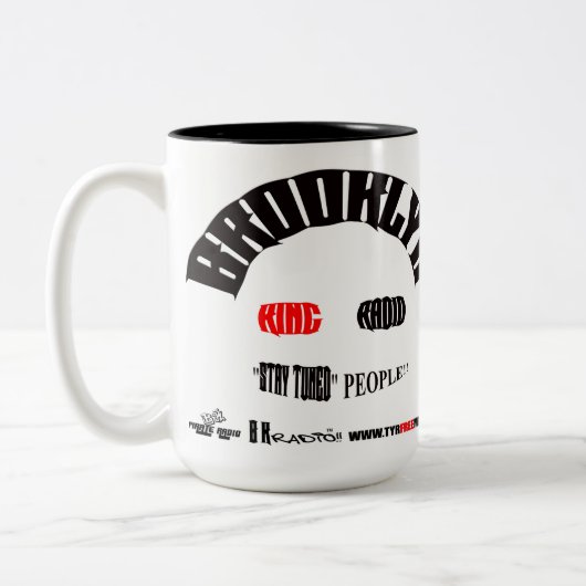 BK RADIO MUG ツートーンマグカップ (左)