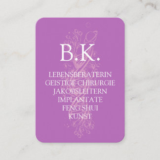 BK-Visitenkarte Visitenkarte 名刺