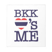 BKK LOVE'S ME ノートパッド (正面)