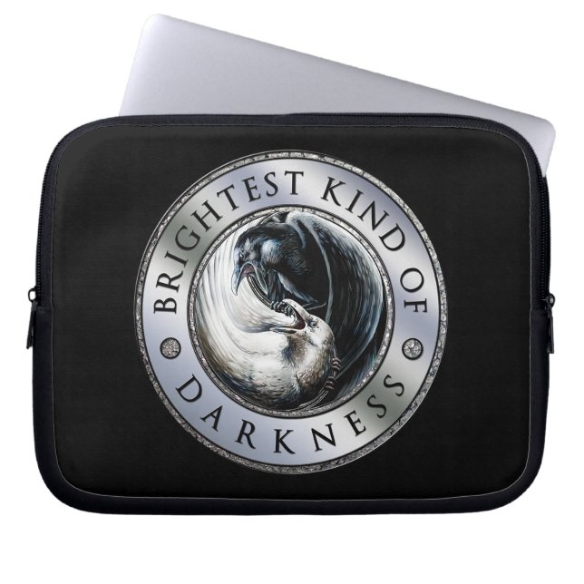 BKoDの円形浮彫り10インチの袖 ラップトップスリーブ (正面)