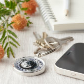 BKoDの円形浮彫りKeychain キーホルダー (側面)