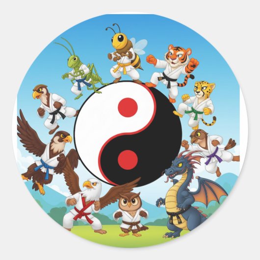 BKSMA子ステッカー ラウンドシール (正面)