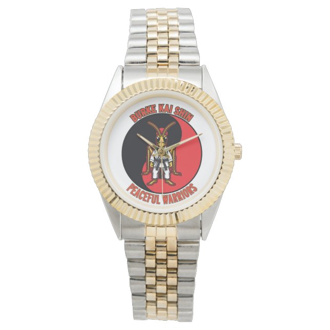 BKSMA MENS WATGCHメタルバンド 腕時計 (正面)