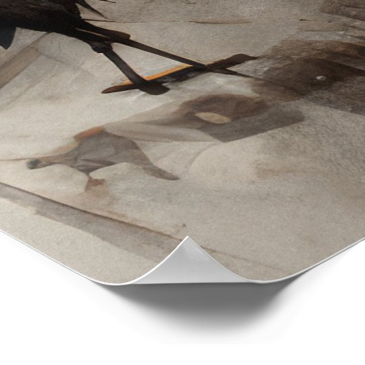 Blとの魅力馬場矢賀のハットポスタ威厳のあるー ポスター (角)