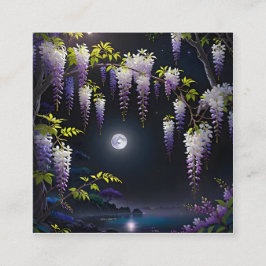 blと日本の共に静かな藤の木 スクエア名刺