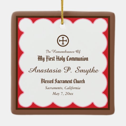 Blの奇跡。Imelda Lambertini (VVP 010) セラミックオーナメント (裏面)