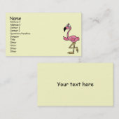 BL-おもしろいなフラミンゴの名刺 名刺 (正面/裏面)