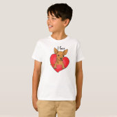 BL- I愛チワワのワイシャツ Tシャツ (正面フル)
