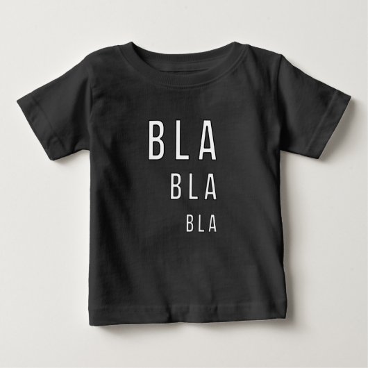 Bla Bla Bla ベビーTシャツ (正面)