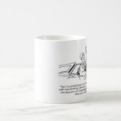 Blabbing left hand mug コーヒーマグカップ (中央)