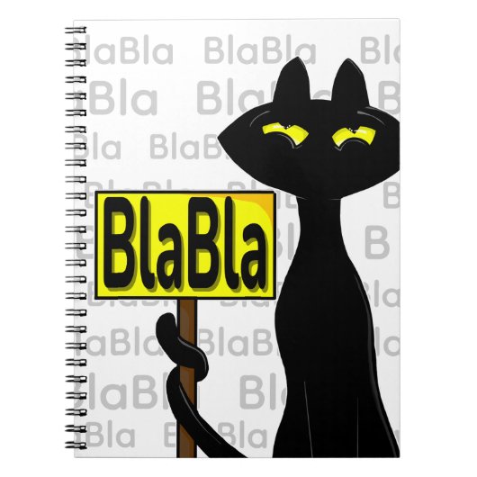 BlaBlaのユーモアノート - Bad Boogie ノートブック (正面)