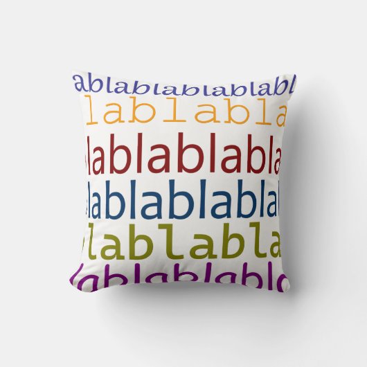 Blablabla クッション (正面)