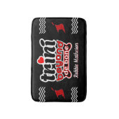 BLACKの名前と愛国的なトリニBEYOND BONE バスマット (正面縦)